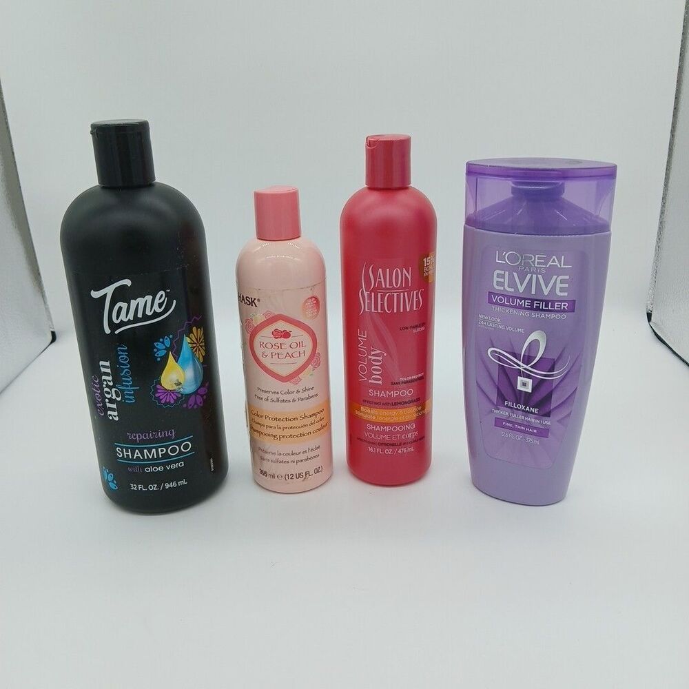 4x Shampoos Mixed Scents Brands & Styles Hask Tame L'OREAL Salon Selectives
